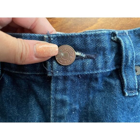 BDG Fringed Hem Jean Shorts Cut Off Denim Hot Pants Cheeky Super High-Rise 27 - Picture 5 of 10